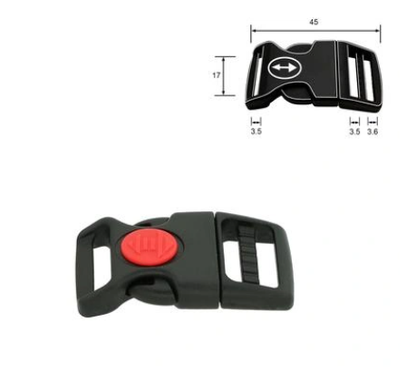 Sicherheits - Klickverschluss aus Kunststoff