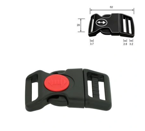 Sicherheits - Klickverschluss aus Kunststoff